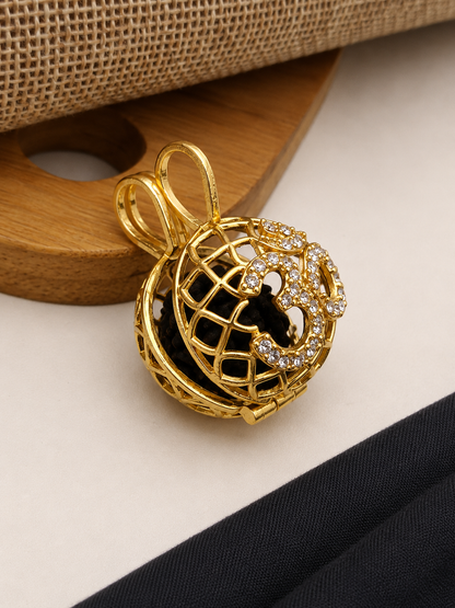 Shivling Trishul Design Rudraksha Mala With Om Pendent
